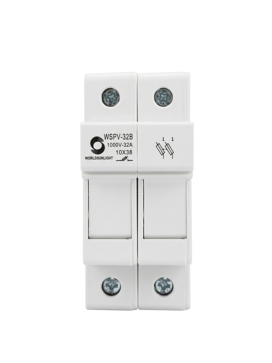 پایه فیوز  سیلندری 32 آمپر DC برند Sunlight
